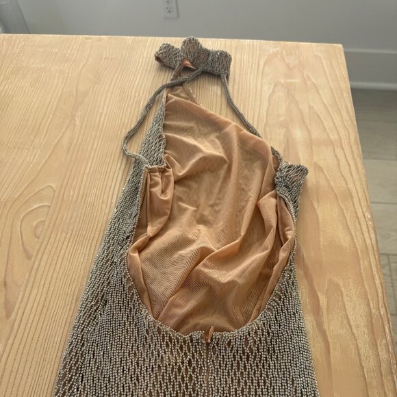 Retrofete X May Mashiah Gemma Handmade Crystal Chain Dress SAMPLE (XS/S) - Picture 9 of 10